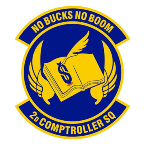 2nd Comptroller Squadron Patch