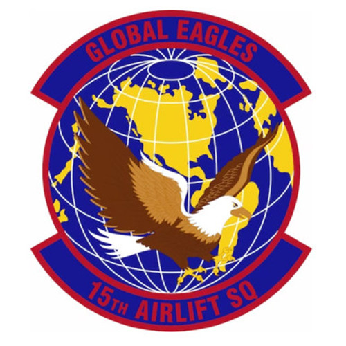 15th Airlift Squadron Patch