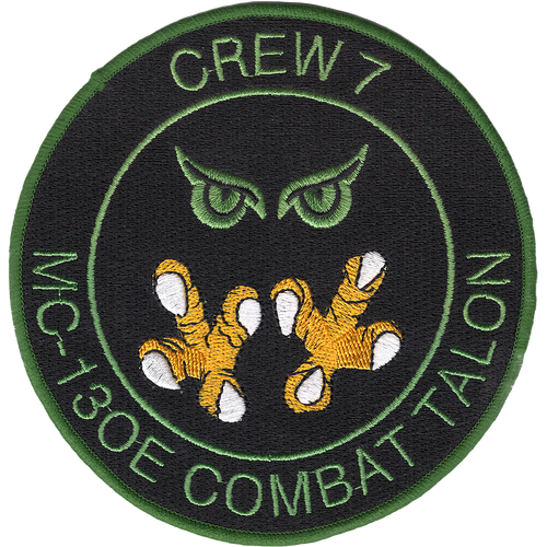 1st SOS Crew 7 MC-130E Patch