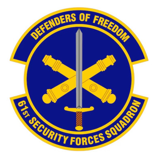 61st Security Forces Squadron Patch