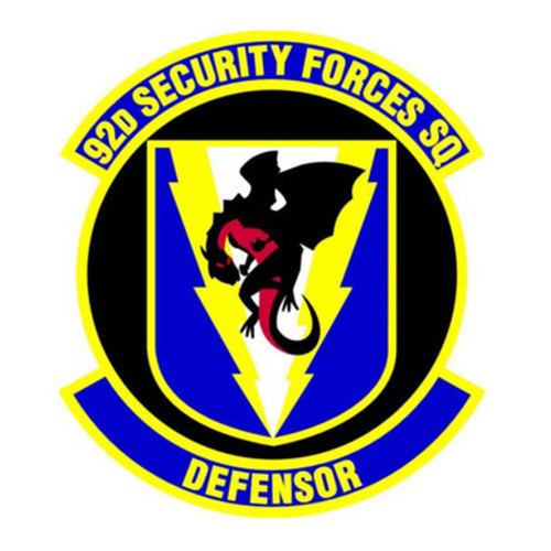 92nd Security Forces Squadron Patch