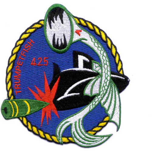 USS Trumpetfish SS-425 US Navy Submarine Patch