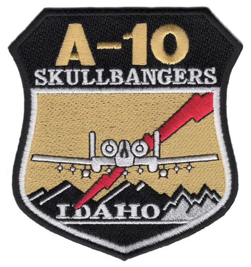 190th Fighter Squadron Patch - A10 Skullbangers