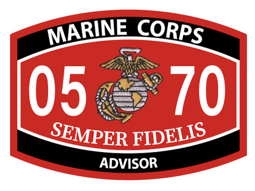 0570 Advisor USMC MOS Patch