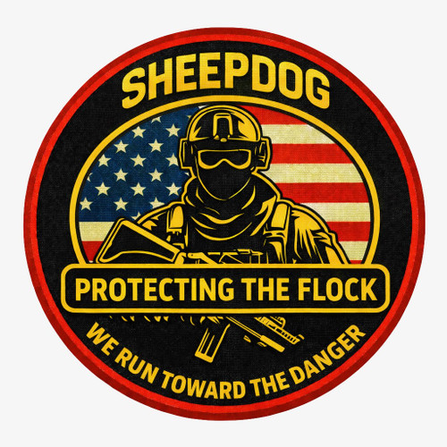 Sheepdog Protecting The Flock Morale Patch