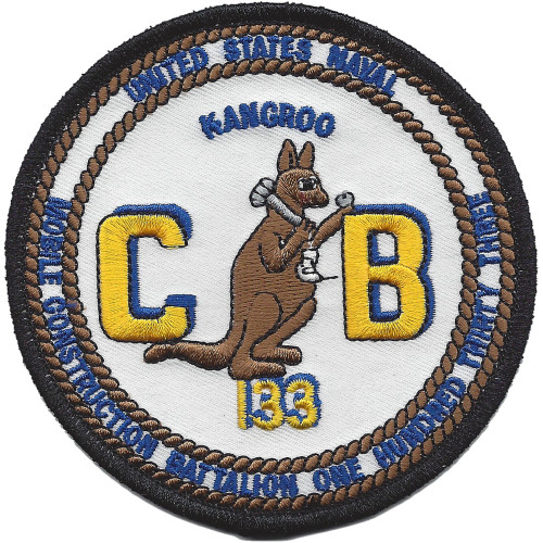 133rd Mobile Construction Battalion Patch Kan Groo Cb