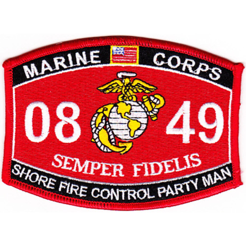 0849 Shore Fire Control Party Man MOS Patch