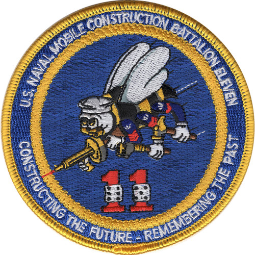 11th Mobile Construction Battalion Second Version Patch