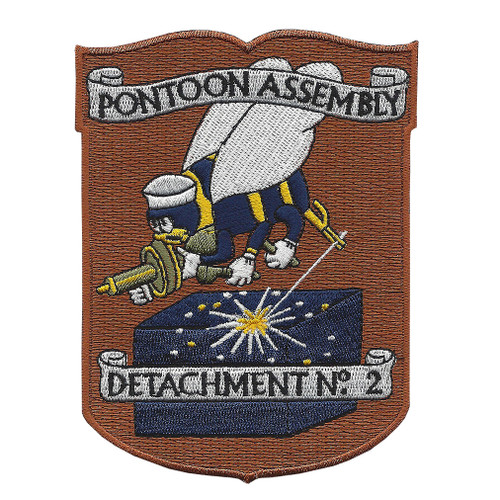 Seabee 2nd Pontoon Assembly Detachment Patch