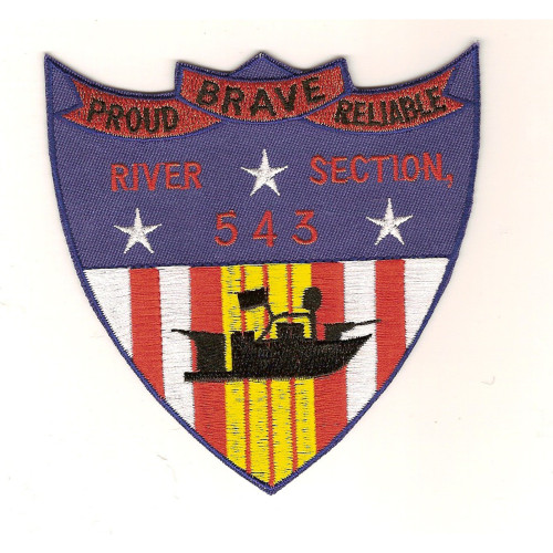 Rivsec 543 River Section Patch Proud Brave Reliable