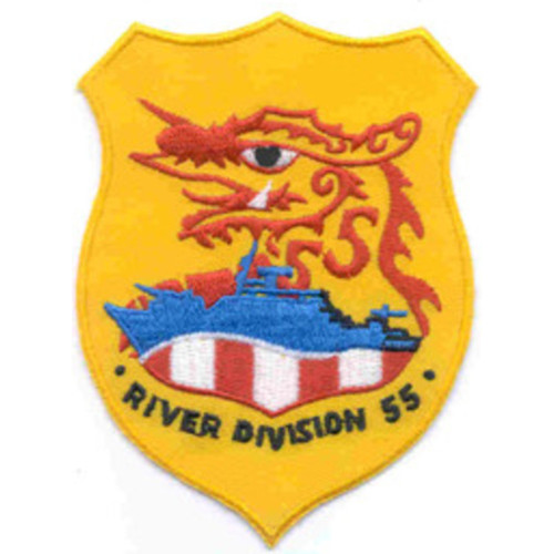 RIVDIV 55 River Division Patch Dragon