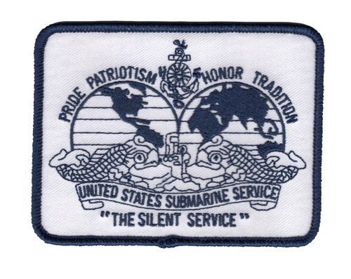 Navy Submarine Silent Service Dolphins Patch