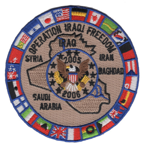 OIF Operation Iraqi Freedom Multi-National Force 2005-06 Patch