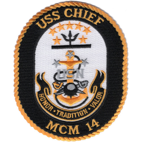 MCM-14 USS Chief Patch