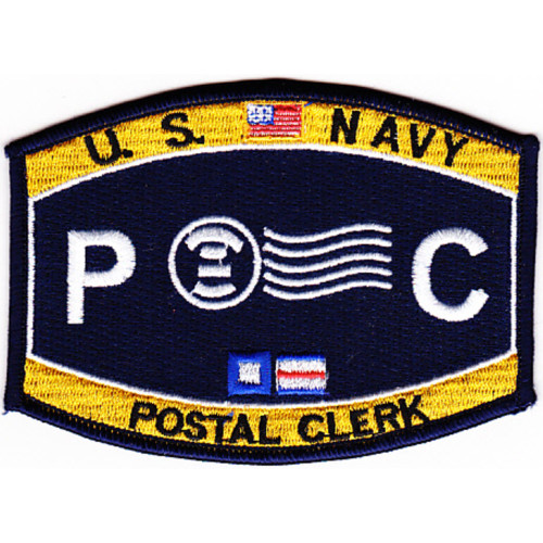 PC Administrative Deck Rating Postal Clerk Patch