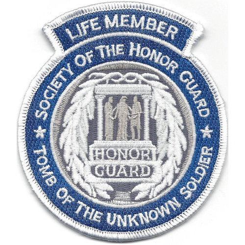 Life Member Society of the Honor Guard Patch