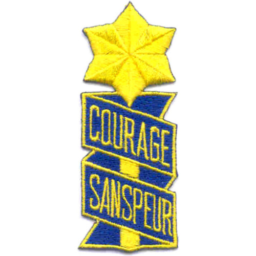 53rd Infantry Regiment Patch Courage Sanspeur