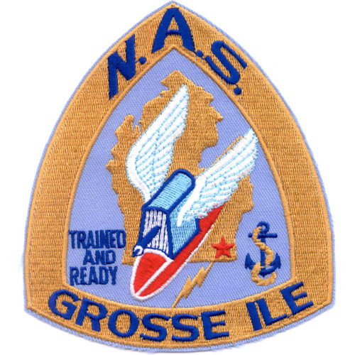 Naval Air Station Grosse Ile Michigan Patch