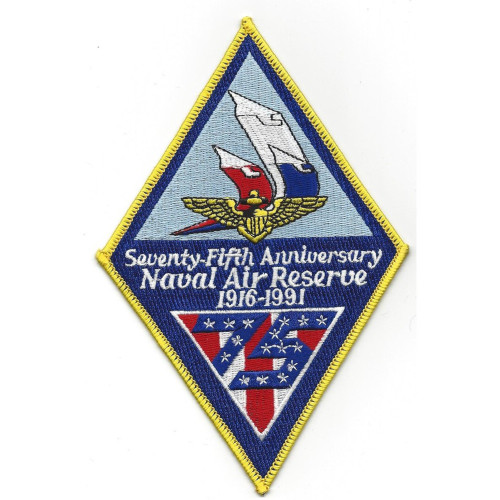 Naval Air Reserve Seventy-Fifth Anniversary 1961-1991 Patch