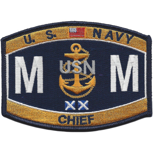 MMC Chief Machinist Mate Rating Patch