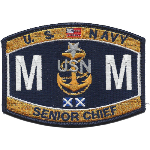 MMCS Senior Chief Machinist Mater Rating Patch