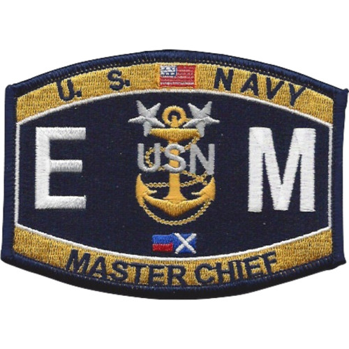 Engineering Rating Master Chief Electrician's Mate EMCM Patch