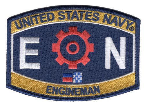 EN Engineman Rating Patch Navy Naval Insignia EN Engineman Rating Patch Navy Naval Insignia