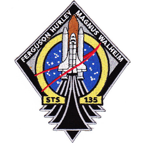 NASA SP-293 STS-135 Space Shuttle Atlantis To ISS Assembly Flight ULF7 Mission Patch