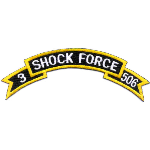 506th Airborne Infantry Regiment 3rd Battalion Patch Rocker - D Version