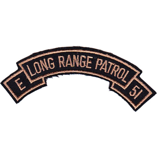 LRP Det. E 51st Inf. Regt. 101st Division Patch