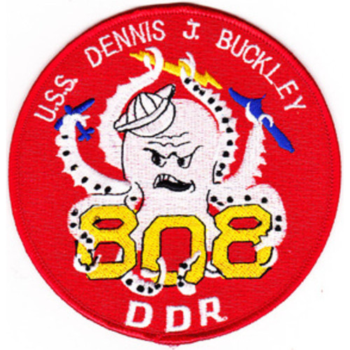 DDR-808 USS Dennis J Buckley Patch - Version C