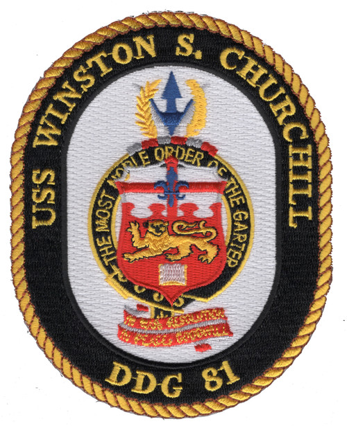 DDG-81 USS Winston S Churchill Patch