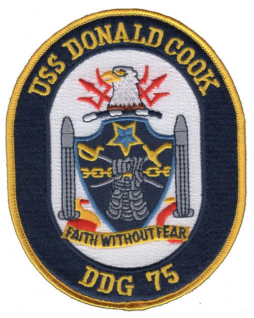 DDG-75 USS Donald Cook Patch