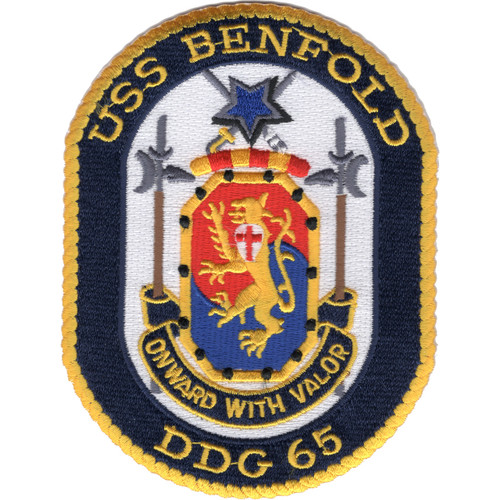 DDG-65 USS Benfold Patch