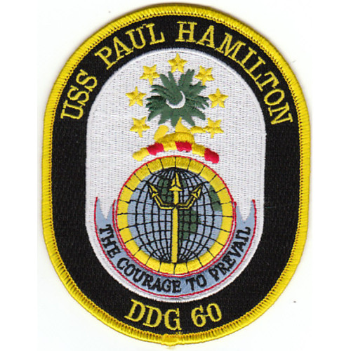 DDG-60 USS Paul Hamilton Patch