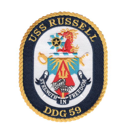 DDG-59 USS Oscar Russell Patch