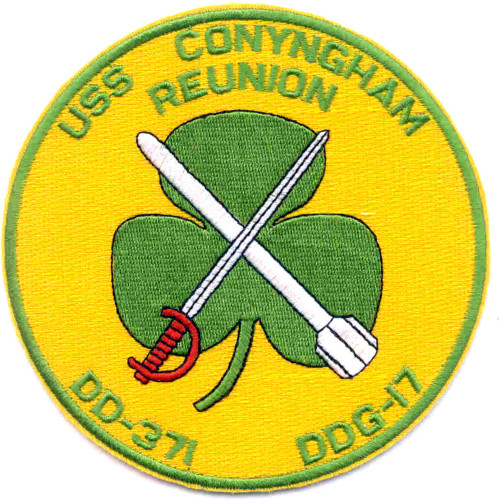 DDG-17 USS Conyingham Patch Reunion DD-371