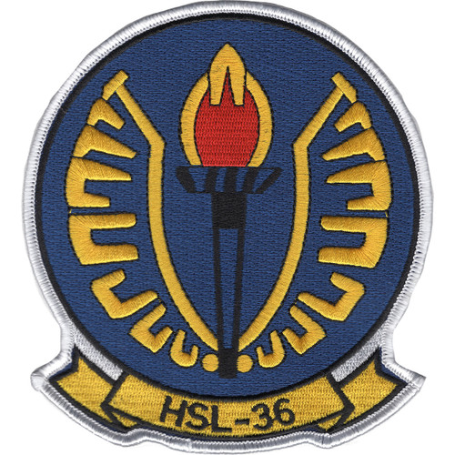 HSL-36 Lamplighters Patch -  Anti-Submarine Squadron Light