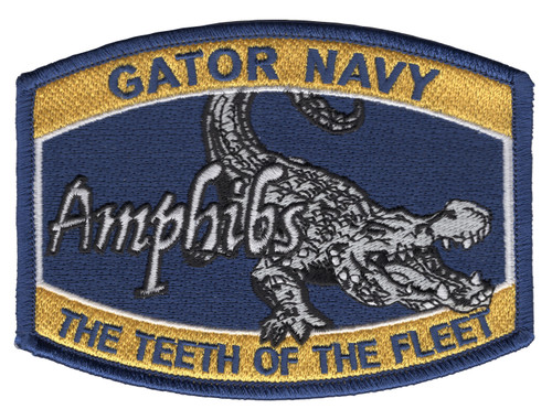 Gator Navy Amphibious Fleet Hat Patch (Standard)