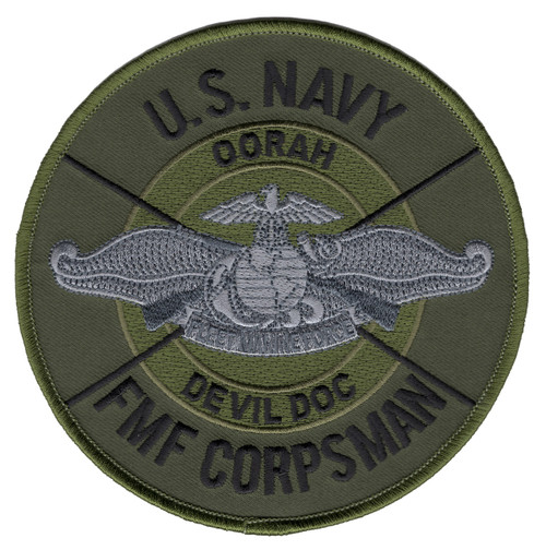 FMF Fleet Marine Force Corpsman Patch Devil Doc