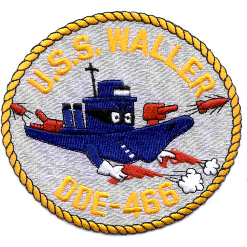 DDE-466 USS Waller Patch