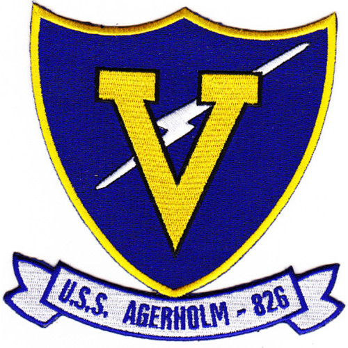 DD-826 USS Agerholm Patch - Version C