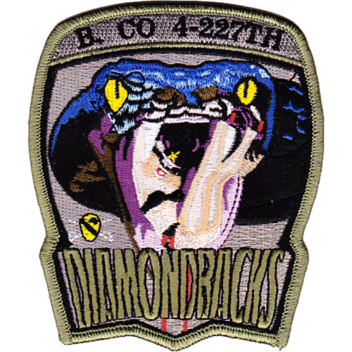 4th Squadron 227th Aviation Regiment Attack Reconnaissance Battalion B Company Patch