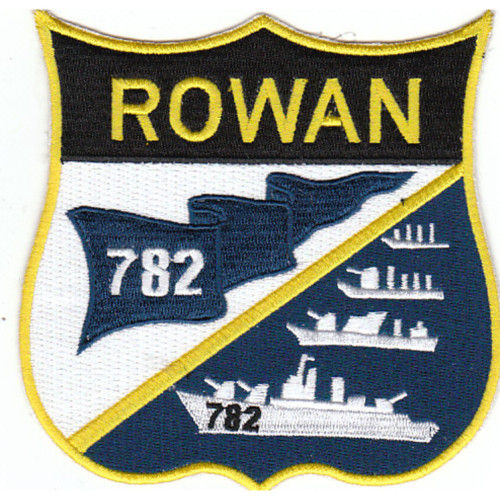 DD-782 USS Rowan Patch