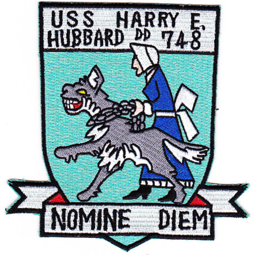 DD-748 USS Harry E. Hubbard Patch - Version C
