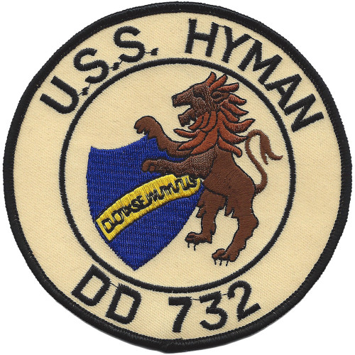 DD-732 USS Hyman Patch