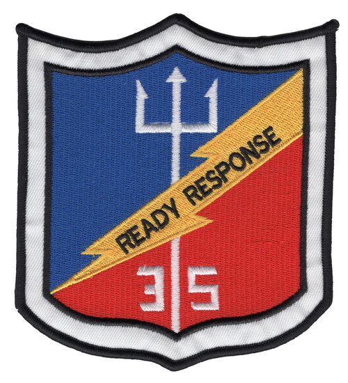 DESRON 35 Destroyer Squadron Patch Ready Response