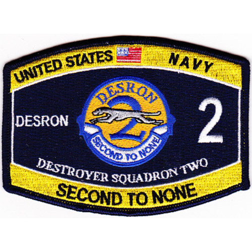Desron 2 Rating Destroyer Sqaudron Patch