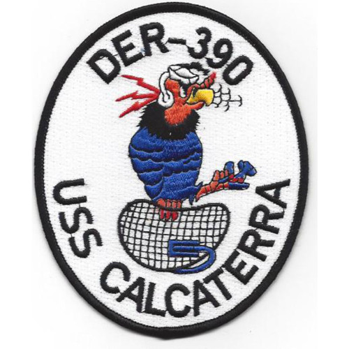 DER-390 USS Calcaterra Patch