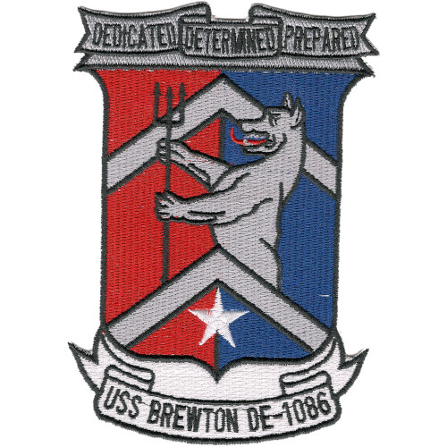 DE-1086 USS Brewton Patch
